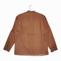 Steven Alan O/DY DBY COOK SHIRT/シャツ BOLD FIT サイズS 定価17600円 ストライプ 長袖 ブラウン メンズ スティーブンアラン【中古】5-0411M♪