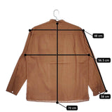 Steven Alan O/DY DBY COOK SHIRT/シャツ BOLD FIT サイズS 定価17600円 ストライプ 長袖 ブラウン メンズ スティーブンアラン【中古】5-0411M♪