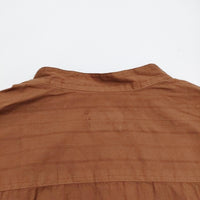 Steven Alan O/DY DBY COOK SHIRT/シャツ BOLD FIT サイズS 定価17600円 ストライプ 長袖 ブラウン メンズ スティーブンアラン【中古】5-0411M♪