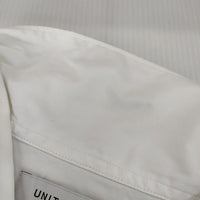 UNITED ARROWS ハーフジップ プルオーバー コットン 長袖シャツ ホワイト メンズ ユナイテッドアローズ【中古】5-0417M∞