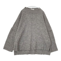 koton 縮絨ウール オフネックプルオーバー 212-691 セーター ニット グレー レディース コトン【中古】5-1009T∞