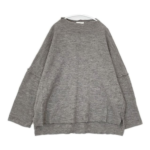 koton 縮絨ウール オフネックプルオーバー 212-691 セーター ニット グレー レディース コトン【中古】5-1009T∞