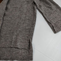 koton 縮絨ウール オフネックプルオーバー 212-691 セーター ニット グレー レディース コトン【中古】5-1009T∞