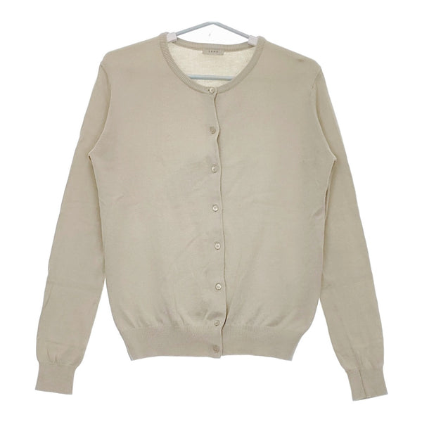 LENO COTTON SILK CARDIGAN コットンシルク L2001-K001 カーディガン ライトベージュ レディース リノ【中古】5-0412M△