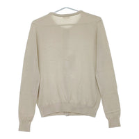 LENO COTTON SILK CARDIGAN コットンシルク L2001-K001 カーディガン ライトベージュ レディース リノ【中古】5-0412M△