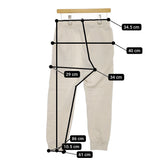 YAECA STOCK スウェットパンツ 82015 イージーパンツ コットン サイズS パンツ アイボリー レディース ヤエカ【中古】5-0412M△