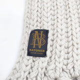 BATONER フリンジマフラー ストール マフラー ライトベージュ レディース バトナー【中古】5-0925T◎