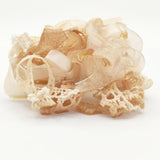 mina perhonen dotcity コサージュ 樹脂コーティング ブローチ アイボリー レディース ミナペルホネン【中古】5-0512G∞