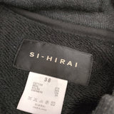 SI-HIRAI スウェット カシミヤ混 サイズ38 CHW-2416 カーディガン ブラック レディース スーヒライ【中古】5-0412M△