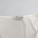 Brahmin フリル レーヨンストレッチ 長袖Ｔシャツ カットソー ロンＴ ホワイト レディース ブラーミン【中古】5-0601M∞