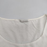 Brahmin フリル レース ノースリーブ Ｔシャツ カットソー ホワイト レディース ブラーミン【中古】5-0601M∞