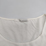 Brahmin フリル レース ノースリーブ Ｔシャツ カットソー ホワイト レディース ブラーミン【中古】5-0601M∞