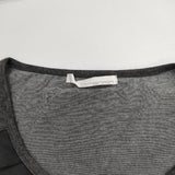 Brahmin フリル 長袖Ｔシャツ カットソー ロンＴ グレー レディース ブラーミン【中古】5-0601M∞