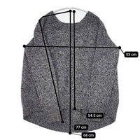 Brahmin ウール セーター ニット ネイビー ホワイト レディース ブラーミン【中古】5-1009T∞