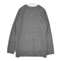 SI-HIRAI Vネック セーター ニット グレー レディース スーヒライ【中古】5-1009T∞