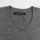 SI-HIRAI Vネック セーター ニット グレー レディース スーヒライ【中古】5-1009T∞