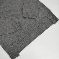 SI-HIRAI Vネック セーター ニット グレー レディース スーヒライ【中古】5-1009T∞