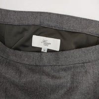 Harriss ウール ワイド パンツ グレー レディース ハリス【中古】5-1009T∞