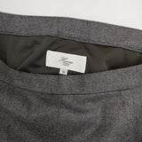 Harriss ウール ワイド パンツ グレー レディース ハリス【中古】5-1009T∞
