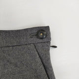 Harriss ウール ワイド パンツ グレー レディース ハリス【中古】5-1009T∞