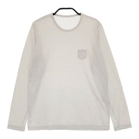 ゴーシュ オーガニックスビン天竺 ロングスリーブ 定価12100円 G241-T045 長袖Ｔシャツ カットソー 24SS Lグレー レディース【中古】5-0328M♪