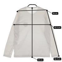 ゴーシュ オーガニックスビン天竺 ロングスリーブ 定価12100円 G241-T045 長袖Ｔシャツ カットソー 24SS Lグレー レディース【中古】5-0328M♪