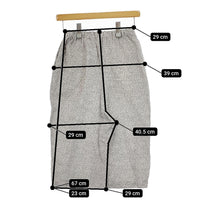 ゴーシュ 刺し子ジャガード ハーフパンツ 定価30800円 G241-P009 サイズ2 ショーツ 24SS ホワイト ブラック レディース ゴーシュ【中古】5-0228S♪