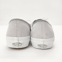 VANS 新品 Authentic スエードブロック 24.5cm スニーカー グレー レディース バンズ【中古】5-0419G◎