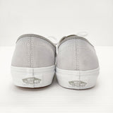 VANS 新品 Authentic スエードブロック 24.5cm スニーカー グレー レディース バンズ【中古】5-0419G◎