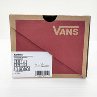 VANS 新品 Authentic スエードブロック 24.5cm スニーカー グレー レディース バンズ【中古】5-0419G◎