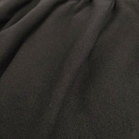 evam eva 243C173 WOOL TUCK PANTS サイズ2 定価29700円 ウールタックイージー パンツ 24AW ブラック レディース エヴァムエヴァ【中古】5-0228T♪