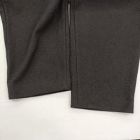 evam eva 243C173 WOOL TUCK PANTS サイズ2 定価29700円 ウールタックイージー パンツ 24AW ブラック レディース エヴァムエヴァ【中古】5-0228T♪