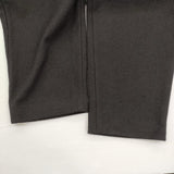 evam eva 243C173 WOOL TUCK PANTS サイズ2 定価29700円 ウールタックイージー パンツ 24AW ブラック レディース エヴァムエヴァ【中古】5-0228T♪