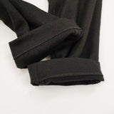 evam eva 243C173 WOOL TUCK PANTS サイズ2 定価29700円 ウールタックイージー パンツ 24AW ブラック レディース エヴァムエヴァ【中古】5-0228T♪