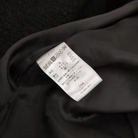 soutiencollar S-013 アロンジェ ボア Allonge Coat マドリガル 定価57200円 ノーカラーコート ブラック レディース ステンカラー【中古】5-0228A♪