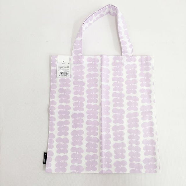 marimekko 新品 Roopertti ローペルッティ 定価5500円 トートバッグ ホワイト ラベンダー レディース マリメッコ【中古】5-0618G∞#
