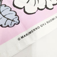 marimekko 未使用 MAALAISRUUSU 86cm×138cm ファブリック 生地 ピンク ホワイト レディース マリメッコ【中古】5-0723G◎