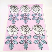 marimekko 未使用 MAALAISRUUSU 170cm×138cm ファブリック 生地 ピンク ホワイト レディース マリメッコ【中古】5-0723G◎