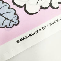 marimekko 未使用 MAALAISRUUSU 170cm×138cm ファブリック 生地 ピンク ホワイト レディース マリメッコ【中古】5-0723G◎