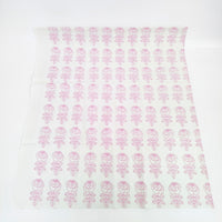 marimekko 未使用 VIHKIRUUSU 107cm×138cm ファブリック 生地 オフホワイト ピンク レディース マリメッコ【中古】5-0723G◎
