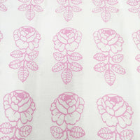 marimekko 未使用 VIHKIRUUSU 107cm×138cm ファブリック 生地 オフホワイト ピンク レディース マリメッコ【中古】5-0723G◎
