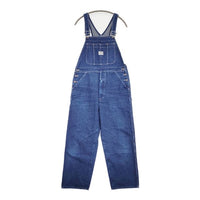 BIG JOHN World Workers Overall 日本製 サロペット デニム オーバーオール オールインワン ツナギ ブルー レディース ビッグジョン【中古】5-0825M∞