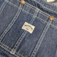 BIG JOHN World Workers Overall 日本製 サロペット デニム オーバーオール オールインワン ツナギ ブルー レディース ビッグジョン【中古】5-0825M∞