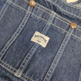 BIG JOHN World Workers Overall 日本製 サロペット デニム オーバーオール オールインワン ツナギ ブルー レディース ビッグジョン【中古】5-0825M∞