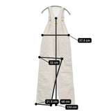 BIG JOHN World Workers Overall 日本製 サロペット デニム オーバーオール オフホワイト レディース ビッグジョン【中古】5-0825M∞