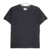 maison de SOIL HOMME フランス製 コットン 無地 半袖Ｔシャツ カットソー ブラック メンズ メゾンドソイル【中古】5-0612S∞