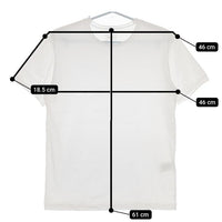 maison de SOIL HOMME フランス製 コットン 無地 半袖Ｔシャツ カットソー ホワイト メンズ メゾンドソイル【中古】5-0612S∞