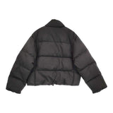 GYMPHLEX GY-A0052 2WAYホワイトグースダウンジャケット サイズ12 定価35200円 ブラック レディース ジムフレックス【中古】5-1008A♪