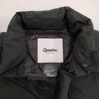 GYMPHLEX GY-A0052 2WAYホワイトグースダウンジャケット サイズ12 定価35200円 ブラック レディース ジムフレックス【中古】5-1008A♪