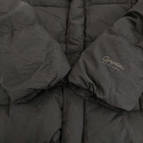 GYMPHLEX GY-A0052 2WAYホワイトグースダウンジャケット サイズ12 定価35200円 ブラック レディース ジムフレックス【中古】5-1008A♪